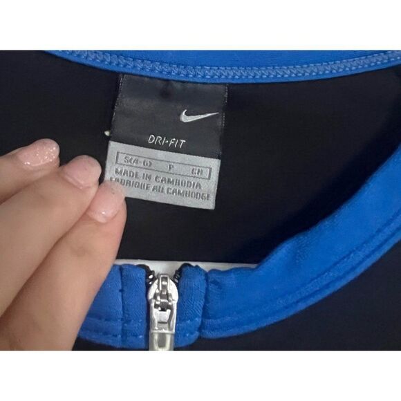 Nike Womens active‎ athletic half zip pullover nylon top size small - Picture 2 of 4